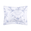 Herbier Celeste Organic Pillow Sham by Yves Delorme King Sham Celeste at FIG LINENS AND HOME 4