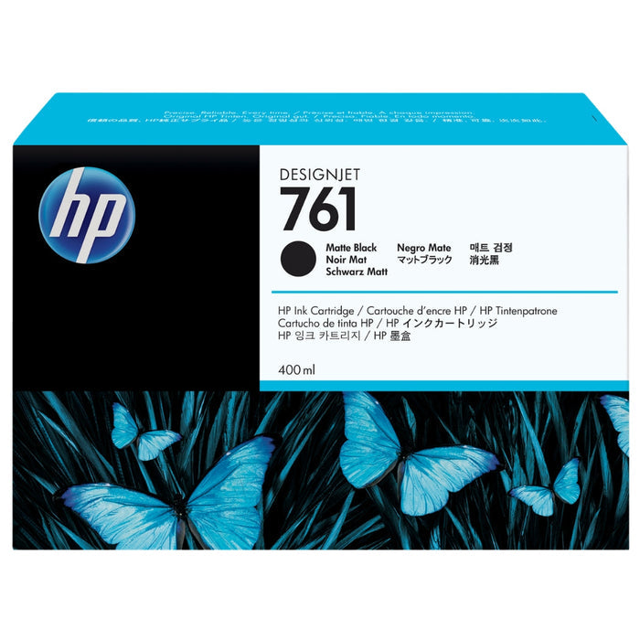 HP 761 400mL (CM991A) Matte Black Ink Cartridge