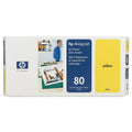 HP 80 (C4823A) Yellow Printhead & Printhead Cleaner