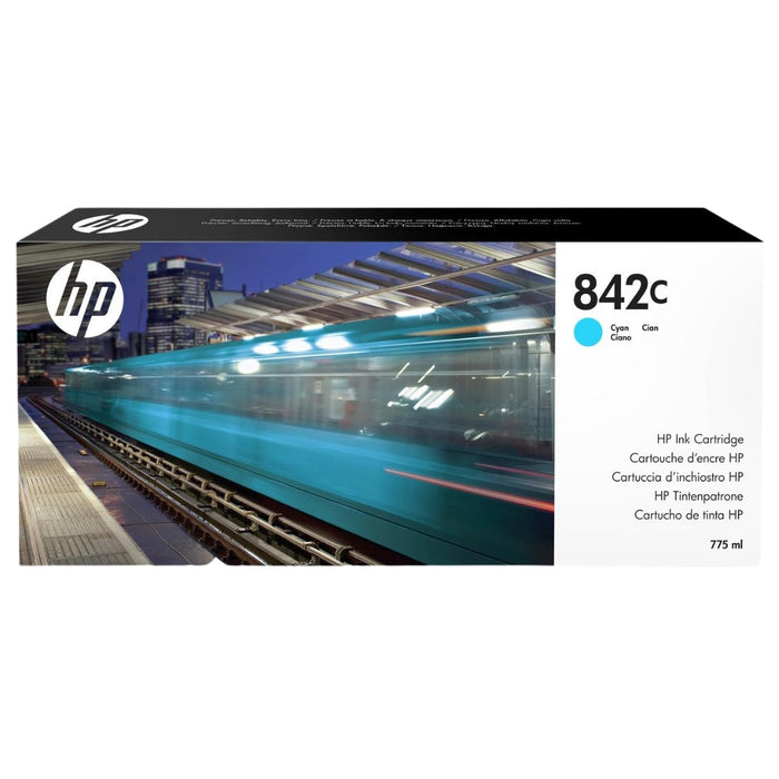 HP 842C 775-ml Cyan PageWide Ink Cartridge