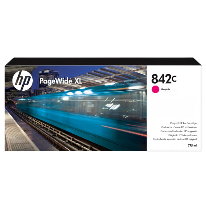 HP 842C 775-ml Magenta PageWide Ink Cartridge