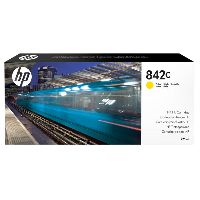HP 842C 775-ml Yellow PageWide Ink Cartridge