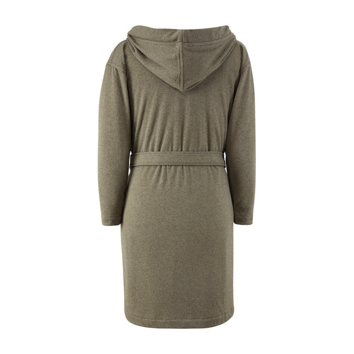 Back of Robe - Hugo Boss Evening Kaki Bathrobe by Yves Delorme