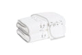 Matouk Jasmine Giza Towels with Cloud Embroidery at Fig Linens and Home