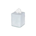 Jasper Tissue Box Cover in Pool by Matouk | Bathroom accessories at Fig Linens and Home