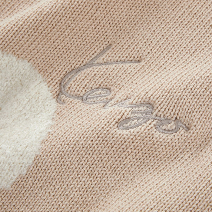 K Dot Sable Throw by Kenzo Paris Throw 51" x 67" Sable at FIG LINENS AND HOME 3