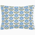 Kaavia Light Indigo Organic Sham by John Robshaw at Fig Linens and Home - 1