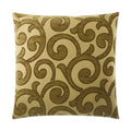 Key Pillow in Olive - front view, traditional olive green design by D.V. KAP Home