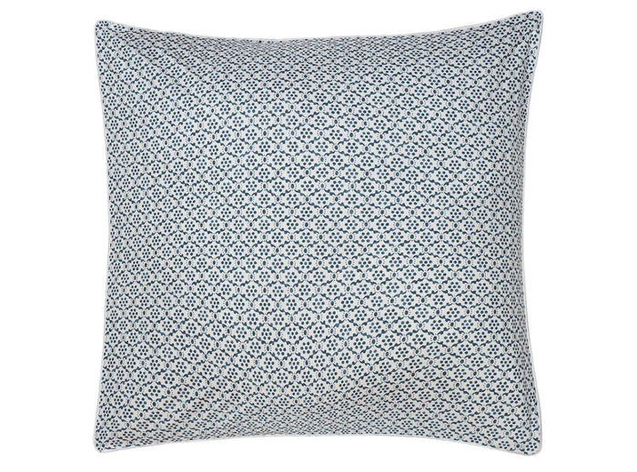 Euro Sham - Laksha Indigo Pillow Shams by Matouk Schumacher at Fig Linens and Home