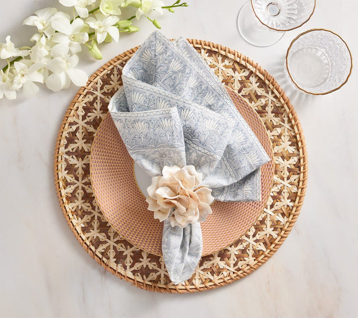 Kim Seybert Lanai Placemats in Natural & Brown | Set of 4 at Fig Linens and Home - View 3