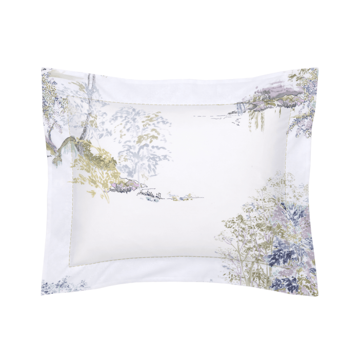 Boudoir Sham Front - Yves Delorme Lande Bedding at Fig Linens and Home