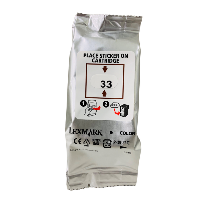 Lexmark #33 (18C0033) OEM Color Print Cartridge