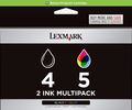Lexmark #4 & #5 Black/Color Combo Pack