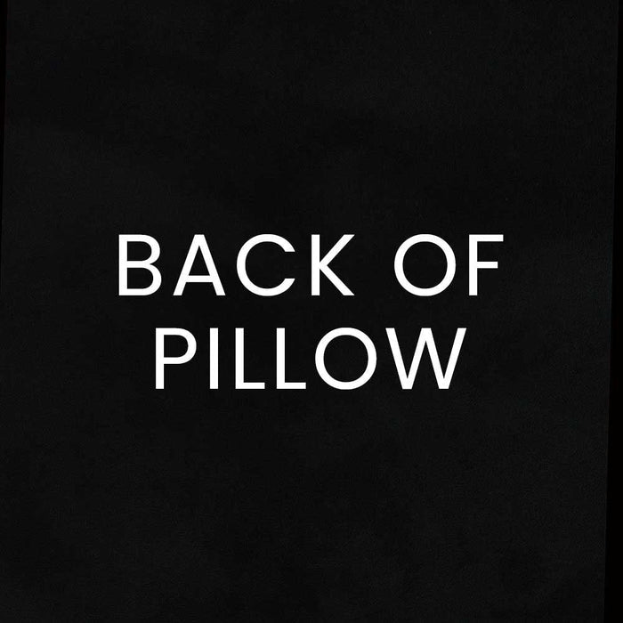 Linetta Pillow in White/Black - solid black back by D.V. KAP Home