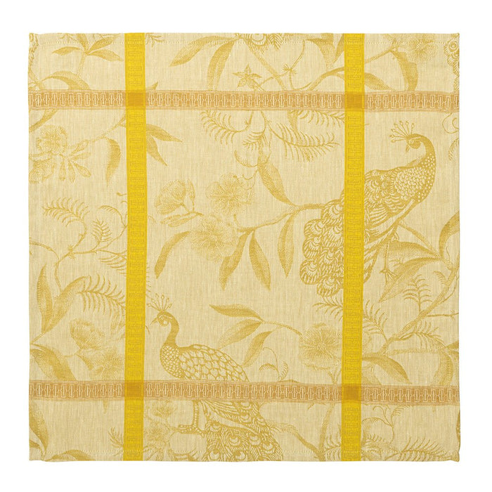 L'Orangerie Yellow Napkins by Le Jacquard Français Napkin 22" X 22" - Set of 4 YELLOW at FIG LINENS AND HOME 2