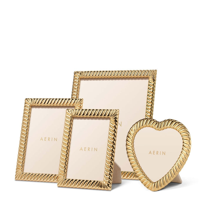 AERIN Loretta Heart Frame at Fig Linens and Home - Grouping of Photo Frames