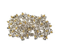 Lucent Napkin Ring Silver & Gold | Set of 4 Kim Seybert Napkin Rings at Fig Linens and Home 2