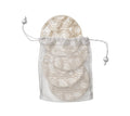 Lune Coaster in Silver, Set of 4 in a Gift Bag by Kim Seybert Silver 4.65"L x 4.65"W x 0.2"H - Set of 4 Coasters at FIG LINENS AND HOME 3