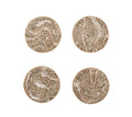 Luster Gold/Silver Coaster | Kim Seybert at Fig Linens and Home