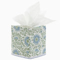 Luvika Light Indigo Tissue Box Cover by John Robshaw at Fig Linens and Home - 1