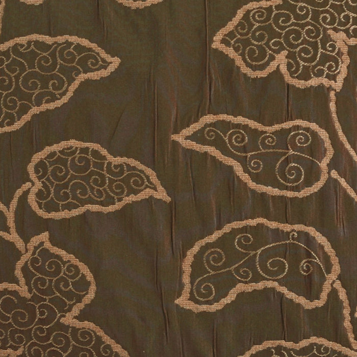 Lyric Pillow in Chocolate - fabric swatch detail by D.V. KAP Home
