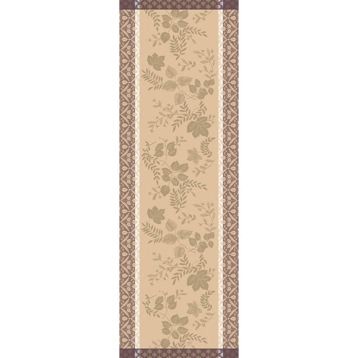 Manor Lane Beige Runner by Le Jacquard Français