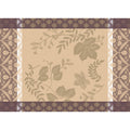 Manor Lane Enduit Beige Coated Placemat by Le Jacquard Français