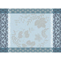Manor Lane Enduit Blue Coated Placemat by Le Jacquard Français