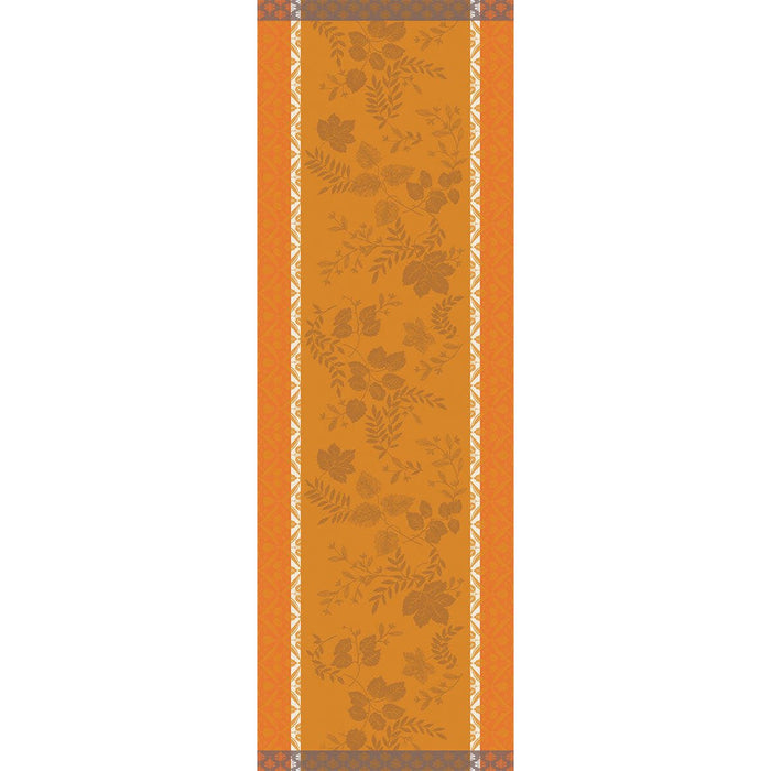 Manor Lane Orange Runner by Le Jacquard Français