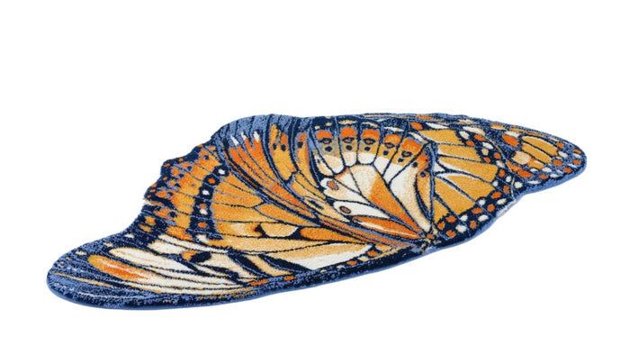 MARIPOSA 27X53 TANGERINE 614 Abyss Bath Rug at Fig Linens and Home - View 2