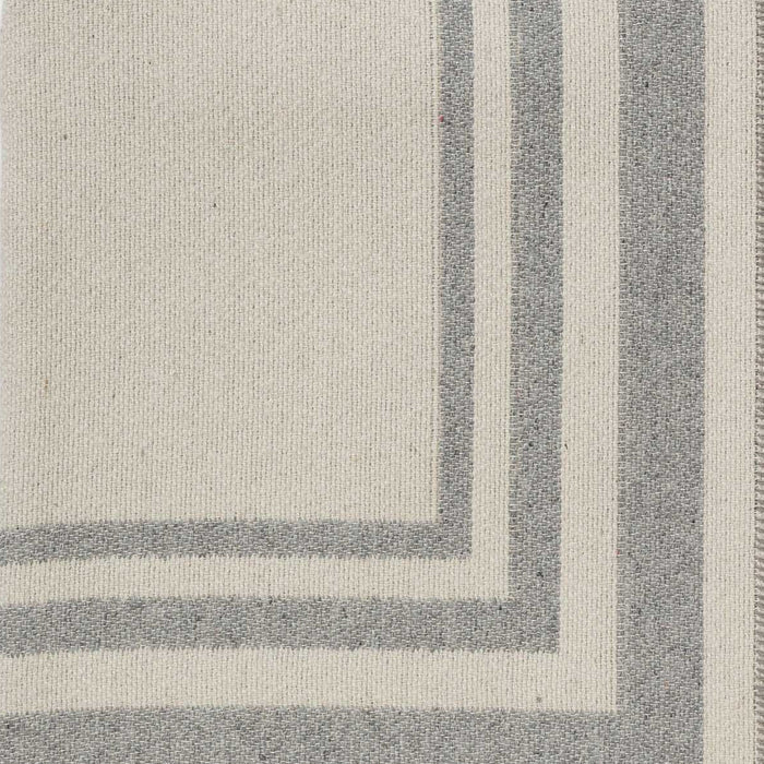 Mazing Euro in Ivory and Light Grey - Alicia Adams Alpaca at Fig Linens and Home