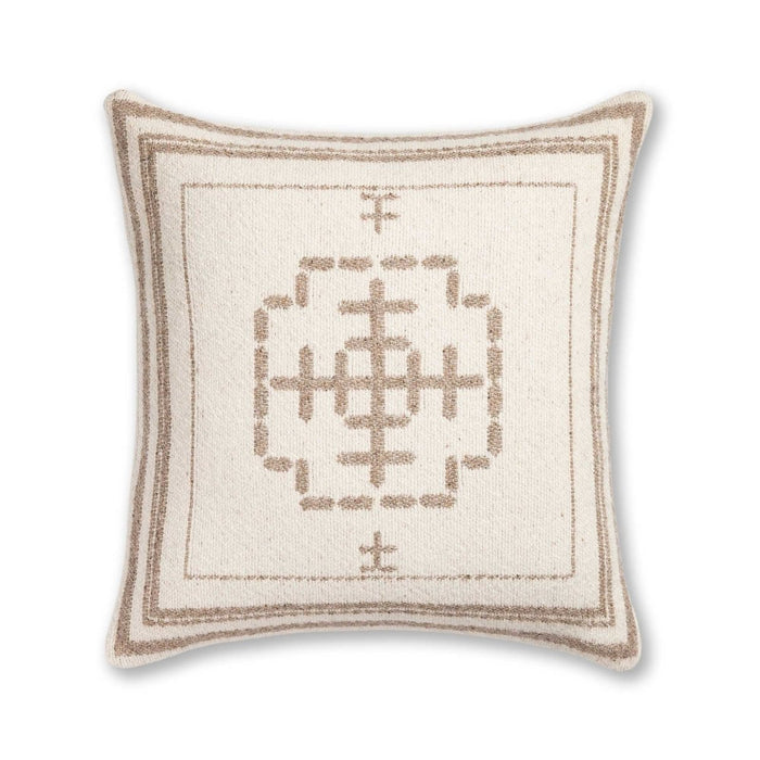 Mazing Pillow in Ivory / Taupe | Alicia Adams Alpaca at Fig Linens and Home