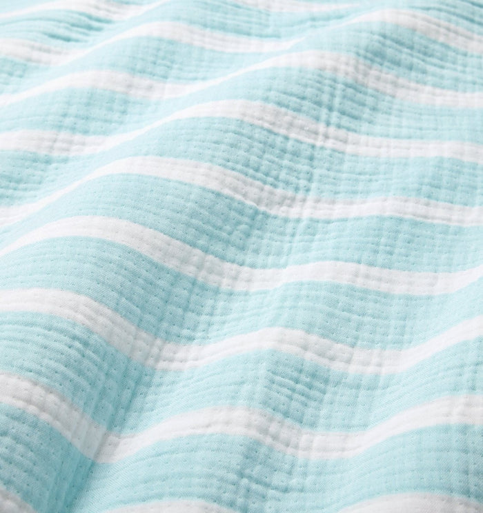 Merlata Beach Blanket by Sferra Linens Clearwater 70" x 70" Beach Blanket at FIG LINENS AND HOME 3