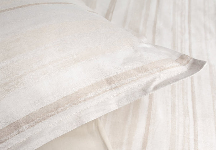 Mirage Sand Bedding Detail by Kevin O'Brien Studio at Fig Linens and Home