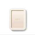 AERIN Modern Shagreen Frame in Cream in 5x7 at Fig Linens and Home - View 2