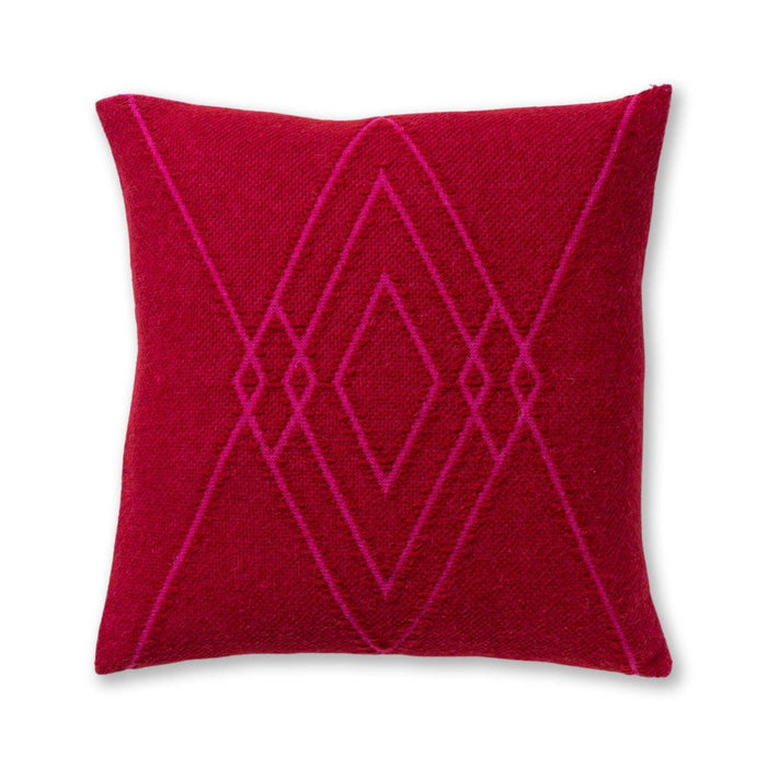 Scarlet / Shocking Pink / 20" x 20"