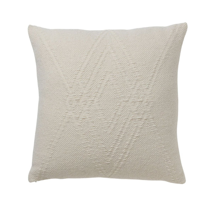 Mystic Square Pillow in Ivory | Alicia Adams Alpaca at Fig Linens and Home