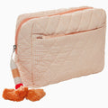 Nandi Sand Quilted Cosmetic Bag by John Robshaw at Fig Linens and Home - 1