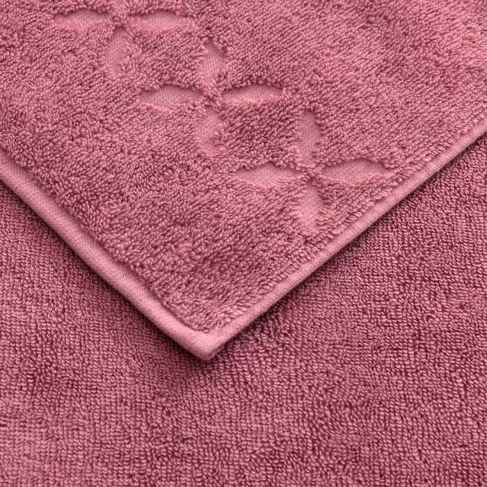 Nature Azalee Bath Towels by Yves Delorme Bath Sheet 36” x 63” Azalee at FIG LINENS AND HOME 4