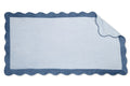 Beach Towel - Neptune Pool Towel 36 x 70 Light Blue and Sea by Matouk Schumacher - Full View