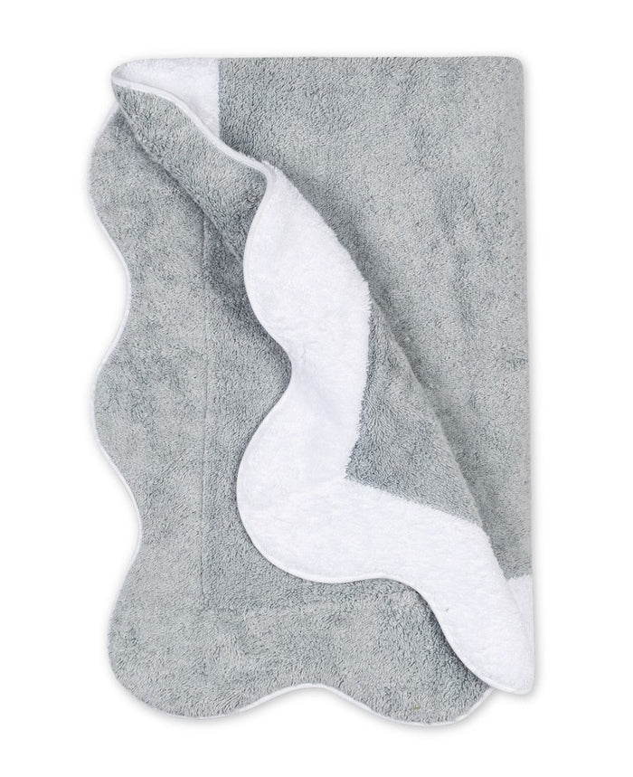 Beach Towel - Neptune Pool Towel 36 x 70 Pool and White by Matouk Schumacher - View 2