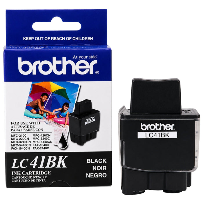 New Genuine Brother LC41BK Black Ink Cartridge