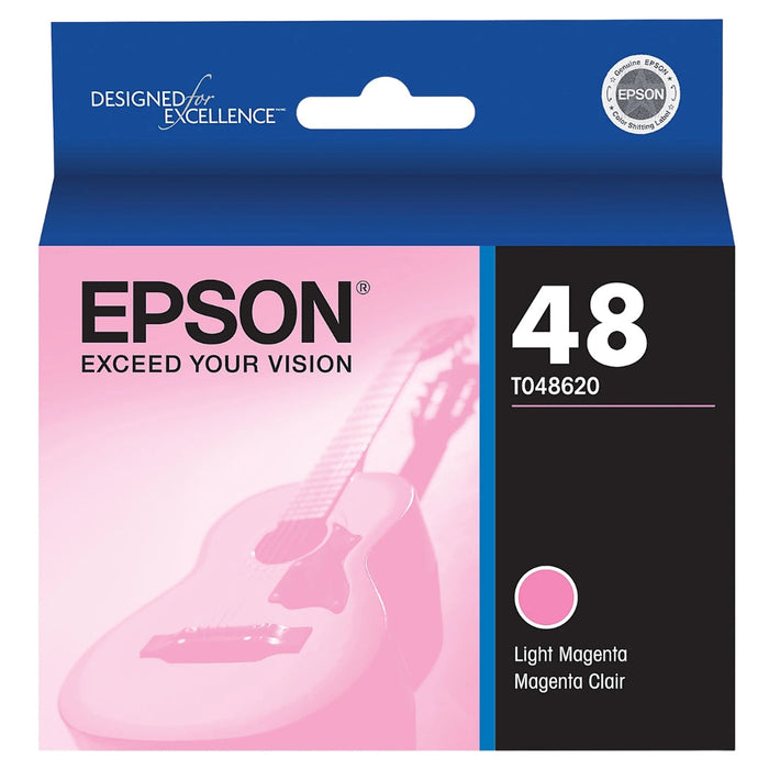 New Genuine Epson T0486 Light Magenta Ink Cartridge