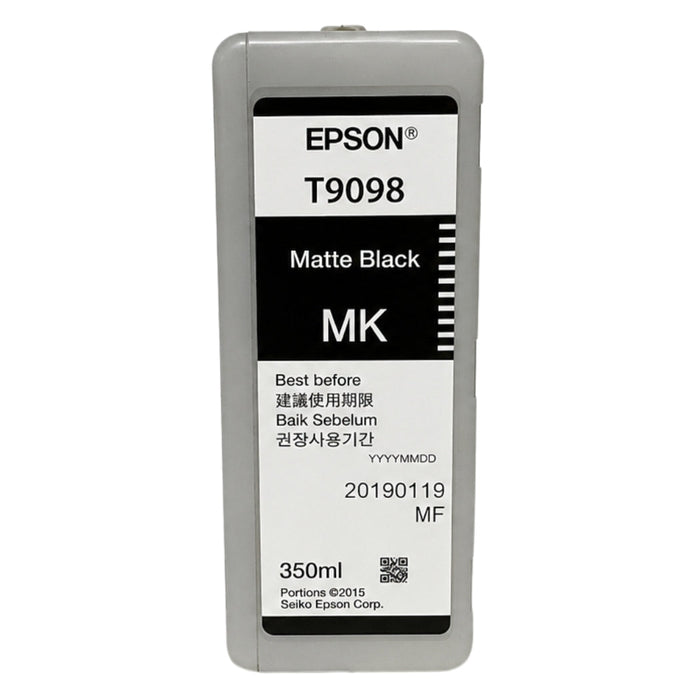 New Genuine Epson T9098 Matte Black Ink Cartridge