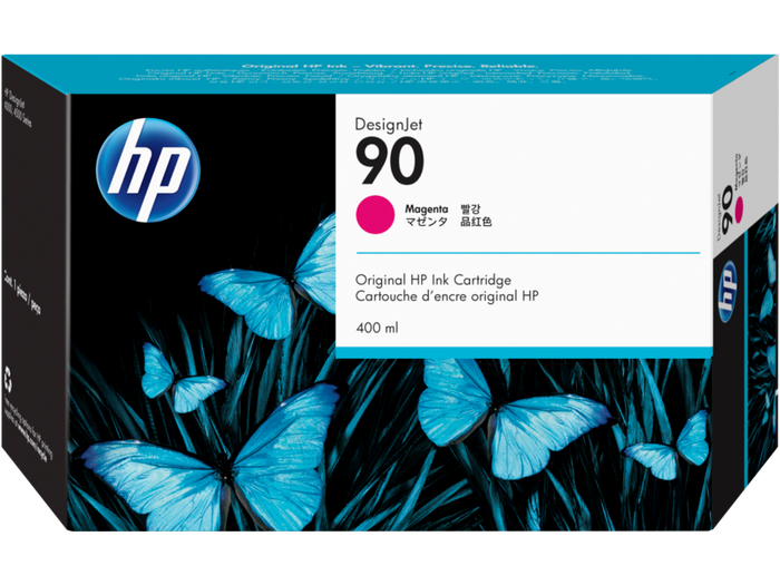 New HP 90 400-ml (C5063A)Magenta Ink Cartridge
