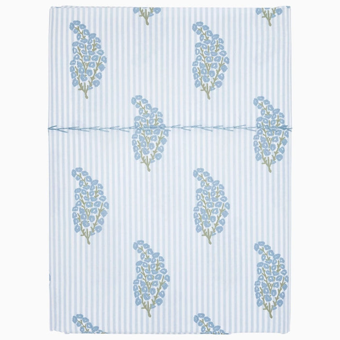 Nirvi Light Indigo Organic Cotton Sheets by John Robshaw at Fig Linens and Home - 2