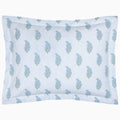 Nirvi Light Indigo Organic Sham by John Robshaw at Fig Linens and Home - 1