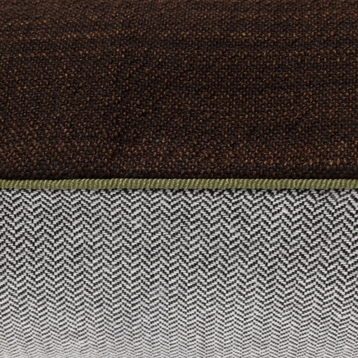 Octavio Moka Decorative Pillow by Yves Delorme Decorative Pillow 18" x 18" Moka at FIG LINENS AND HOME 4