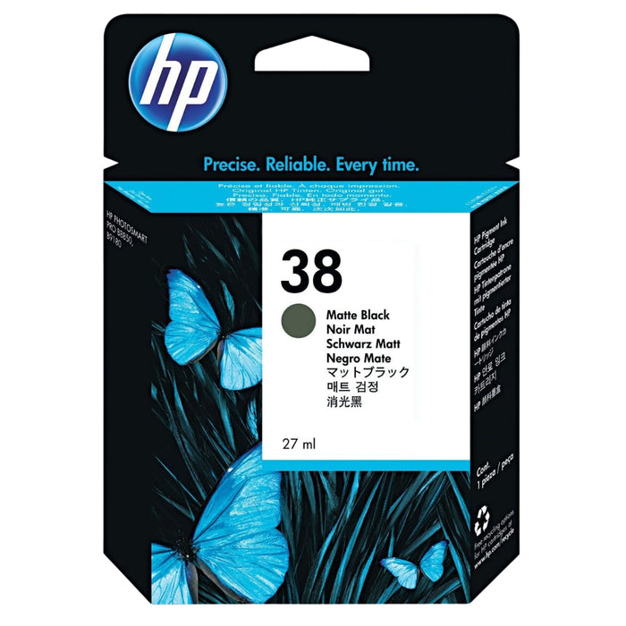 OEM HP 38 Matte Black (C9412A) Ink Cartridge