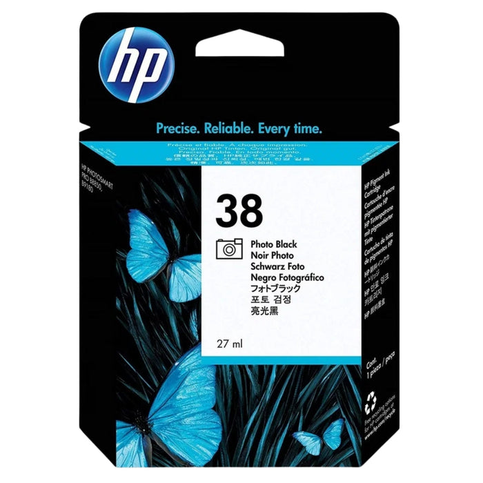 OEM HP 38 Photo Black (C9413A) Ink Cartridge